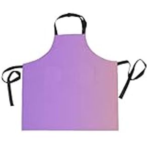 RPLIFE Ultramarine Water Resistant Kitchen Apron, Bbq Tools Apron, Bib Pocket Apron Kitchen, Styling Apron for Salon, Purple Gradient, One size