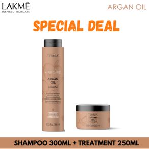 Argan Oil Bundle – Shampoo 300ml + Treatment 250ml