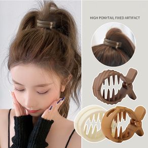 Korean Style INS Fashion Fix High Ponytail Hair Clip Ponytail Holder Korea Style Girls Hairpin Hairclips Hair Accessory