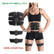 with retail box loss Body slimming Massage Abdominal machine electric muscle stimulator ABS ems Trainer fitness Weight VIP Link