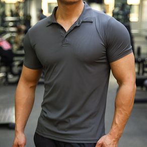 Slim Fit Men's Casual Training Short Sleeve Slim Fit Short Sleeve
