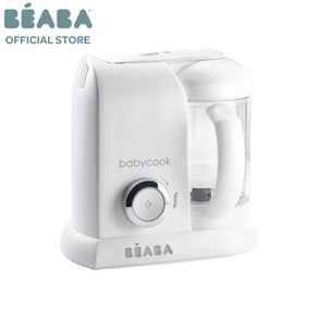 BÉABA Babycook Solo - 4-in-1 Baby Food Processer, Blender and Cooker - Steam Cooking - White