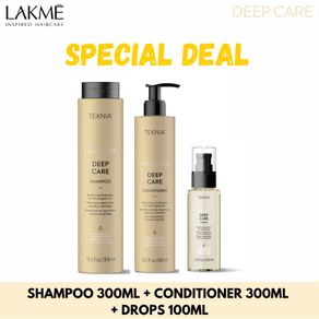 Deep Care Bundle – Shampoo 300ml + Conditioner 300ml + Drop 100ml