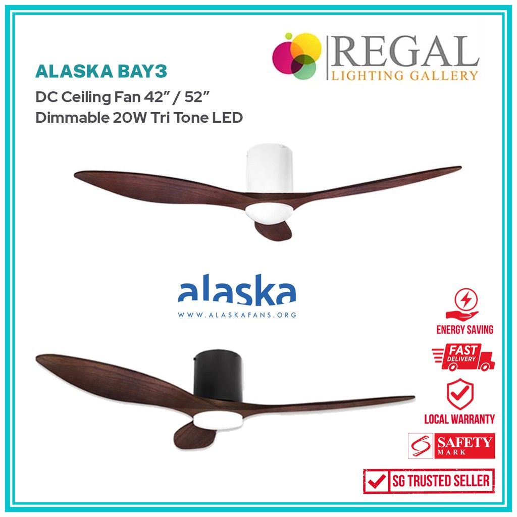 Bestar Wind 5 blades DC Motor Ceiling Fan with LED - Regal Lighting