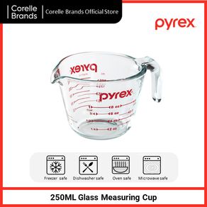 Pyrex Square Measuring Glass Storage 310ml & 510ml 2pc Set