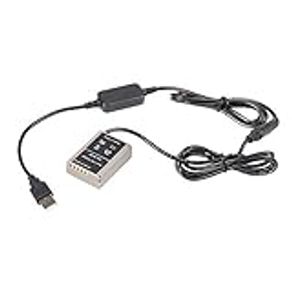 Fotga Power Cable Adapter for USB 5V 2A Input Connector to DC Coupler Dummy Battery BLN-1 8V Output for Olympus E-M1 E-M5 E-M5II E-P5 Pen-F Camera Battery Bank V Mount Battery Plate