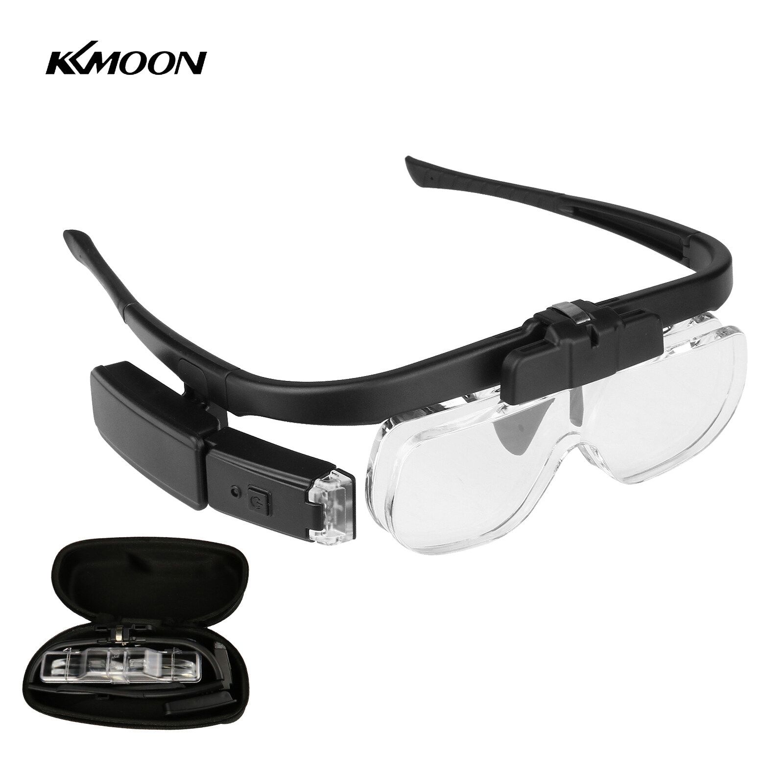 Double Lens Head-mounted Magnifying Head Wearing Glasses Magnifier Eyewear  Loupe Headset Watchmaker Repair Magnifier - Magnifiers - AliExpress