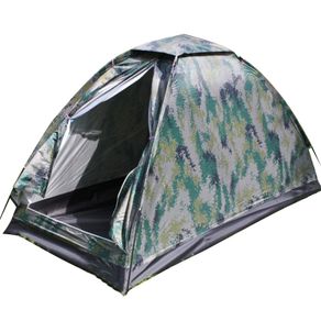 Outdoor Tent Beach Tent Camping Tent for 1 Person Single Layer Polyester Fabric Waterproof Tents Carry Bag