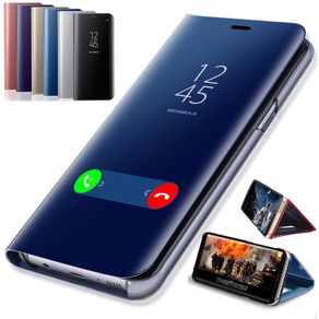 Case For iPhone 11 Pro Max 11Pro 11ProMax Mirror Surface Phone Case iPhone11 iPhone11Pro iPhone11ProMax Clear View Leather Hard Flip Cover Girl Fashion Casing