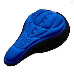 Cycling 3 D Gel Cushion Seat Mountain Silicone Extra Bicycle Soft Saddle Ultra Cover MTB Bike Pad Thickened Seats Comfort Breathable
