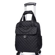 20 Inch Women carry on hand Luggage bag Cabin travel Trolley Bags  wheels rolling luggage backpack  Trolley Suitcase wheeled Bag