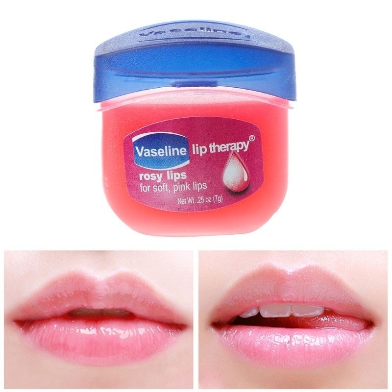Vaseline Lip Therapy 0.25 Oz / 7g 3 Pack Bundle - Original, Rosy Lips &  Cocoa Butter with box