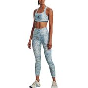 Under Armour Project Rock HeatGear - Women Waistband Ankle Leggings (Blue) 1369955-478