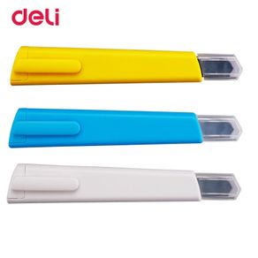 Deli Art Knife Art Supplies Utility Knife  126*22*16mm Metal High Quality School Office Paper Cutter 1Pc/Set Mini Knife