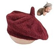 Newborn Baby Photography Props Outfits Girl Luxurious Lace Hat Photo Shoot Crochet Costume Infant Knitted Princess Hats