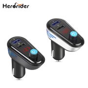 Herorider 5V 3.1A USB Charger Bluetooth Fm Transmitter Modulator Audio Car Mp3 Player Handsfree Car Kit Mp3 Fm Transmitter