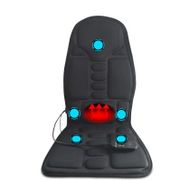 HANRIVER Car Home Office Full-Body Massage Cushion. Back Neck Massage Chair Massage Relaxation Car Seat. Heat Vibrate Mattress