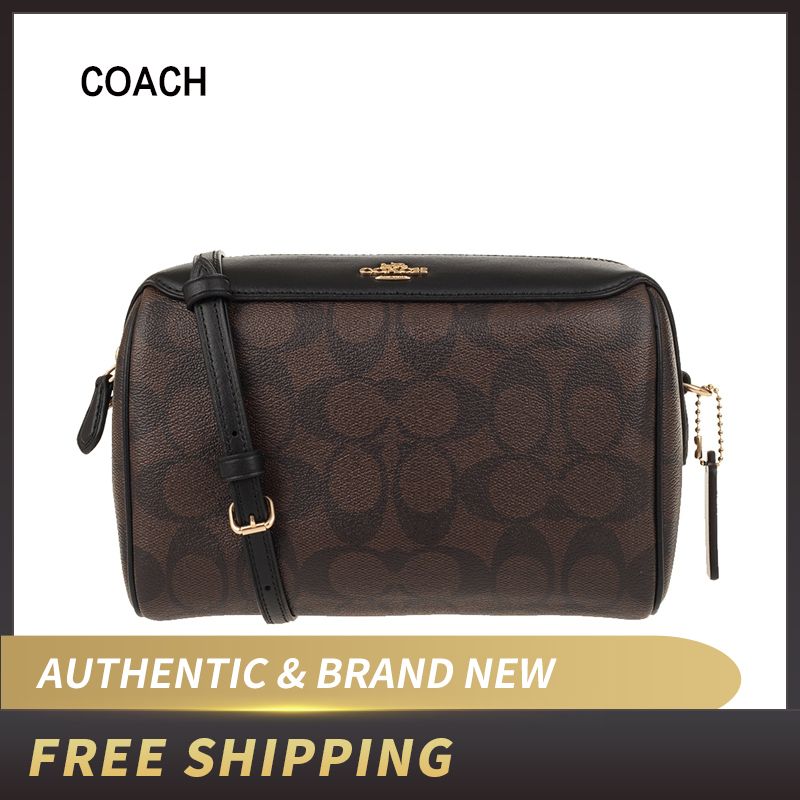 Coach Bennett crossbody black brown 