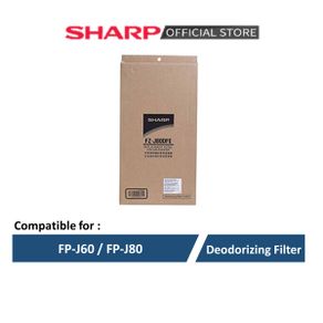 SHARP FZ-J80DFE Deodorizing Filter for Air Purifier Model FP-J60E/FP-J80E