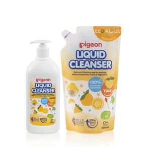 Pigeon Liquid Cleanser Yuzu 700ml + 650ml Refill