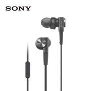 Original Sony MDR-XB55AP Premium In-Ear Extra Bass earphone with Mic (Black/White)