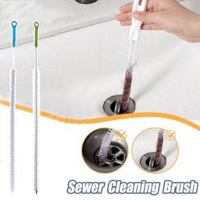 45cm Pipe Dredging Brush Bathroom Hair Sewer Sink Cleaning Brush Drain  Cleaner Flexible Cleaner Clog Plug Hole Remover Tool - AliExpress