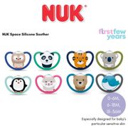 NUK Space Silicone Soother (0-6,6-18,18-36m)