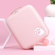 Pink Cat Paw Big Nintendo Switch Storage Bag Joy-Con Pro Controller Full Set Accessories Hard Shell Cover Travel Case NS Console Accessories