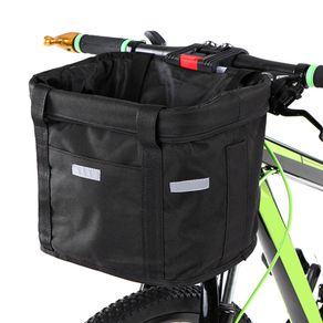 [Lixada SG Mall] Bicycle Front Basket Removable Waterproof Bike Handlebar Basket Pet Carrier Frame Bag