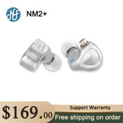 NF Audio NM2+ Dual Cavity Dynamic In-ear Monitor Earphone Aluminum shell with Adaper(6.35 to 3.5) 2 Pin 0.78mm Detachable Cable