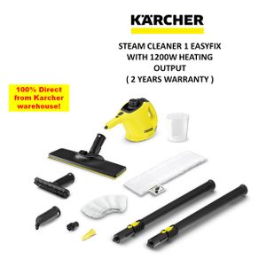Karcher SC 1 EasyFix Steam Cleaner 1.516-330.0 | Accessories Included | Good to use for toilet tiles exhaust hoods hobs sinks wall tiles