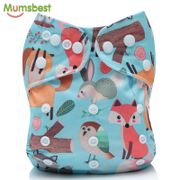 [Mumsbest] 50PCS Baby Cloth Diaper Cover Adjustable Cloth Nappy Washable Reusable Nappies Ecological Diapers 3-15KG Wholesale