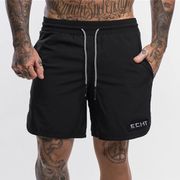 Summer Casual Thin Shorts Men Gym Fitness Bermuda Bodybuilding Workout Short Pants New Male Quick dry Beach Shorts Loose Bottoms