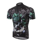 XINTOWN Cycling Jersey Men Bike Jersey Summer Short Sleeve mtb  Road Shirts Top Ropa Ciclismo Maillot Skull Bicycle Clothing