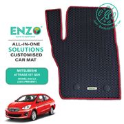 ENZO Car Mat - Mitsubishi Attrage 1st Gen Model A10/LA (2013-Present)