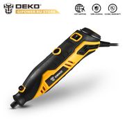 DEKO DKRT01 220V Variable Speed Mini Grinder Electric Cutting Polishing Drilling Rotary Tool with Accessories