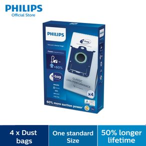 PHILIPS S-Bag Vacuum Cleaner Bags - FC8021/03 - Longer performance, better filtration