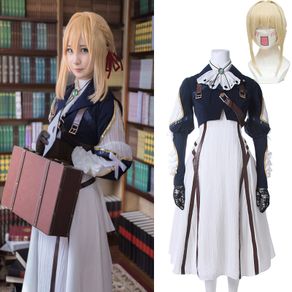 Violet Evergarden Cosplay Costume Womens Anime Uniform Dress Suit Outfit