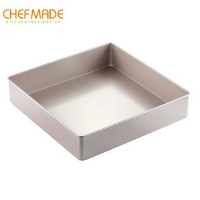 CHEFMADE 11-Inch Square Cake Pan, Non-Stick Deep Dish Bakeware