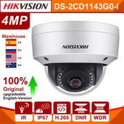 Hikvision Original Dome IP Camera 4MP HD PoE Camera DS-2CD1143G0-I security cctv camera ip67 ik10 TVS lightning protection IPC