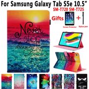 For Samsung Galaxy Tab S5e 10.5 2019 T720 T725 Case SM-T720 SM-T725 Cover Tablet Painted Shockproof Pu Leather Shell Funda Capa