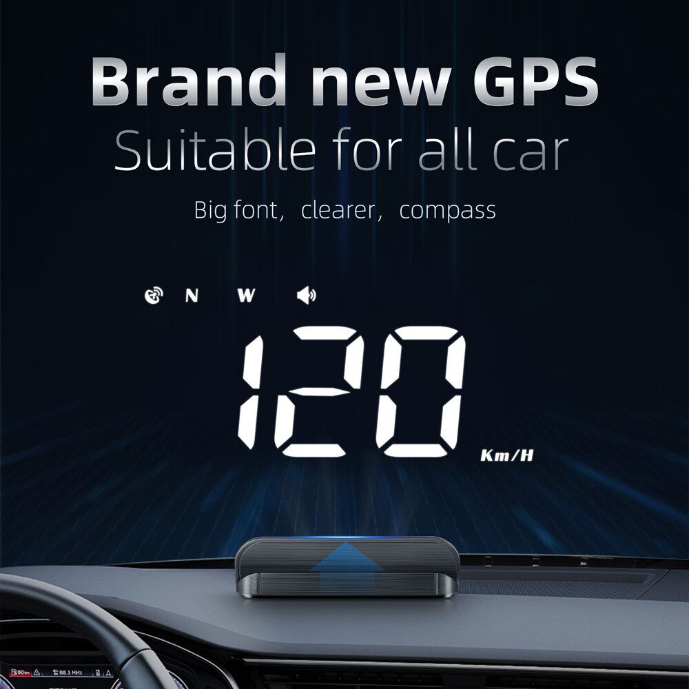New Car HUD Head Up Display M3 OBD2 II EUOBD Overspeed Warning System  Projector Windshield Auto Electronic Voltage Alarm RPM KM H MPH Speedometer