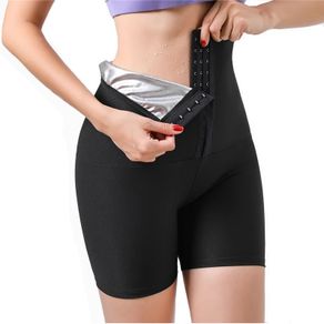 Women Sauna Shapers Hot Sweat Sauna Effect Slimming Seamless Yoga Pants / High Waist Tummy Control Hip Lifting Stretch Workout Running Tights / Womens Sport Leggings / Girls Breathable Gym Fitness Pant / Women Gym Clothing / Athletic Exercise Sportswear