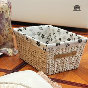 2pcs Woven Small Bamboo Baskets Storage Box For Desktop Sundries, Snack  Organization And Bedroom Decoration