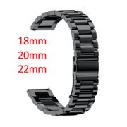 16mm 18mm 20mm 22mm 24mm Width Stainless Steel Band for Samsung Gear Sport S2 S3 Galaxy 42mm 46mm Watch Strap Metal Wristband