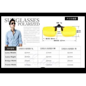 Discount CLIP ON POLAROID Lens MINUS/PLUS Glasses