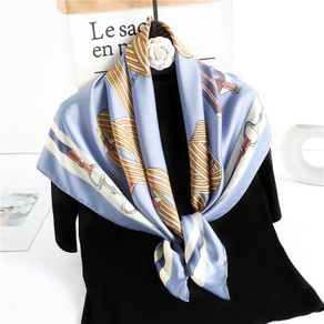 2022 New Silk Square Scarf Women Spring Hair Bands Foulard Female Bandana  Design Luxury Horse Scarves Neckercheif Casual - AliExpress