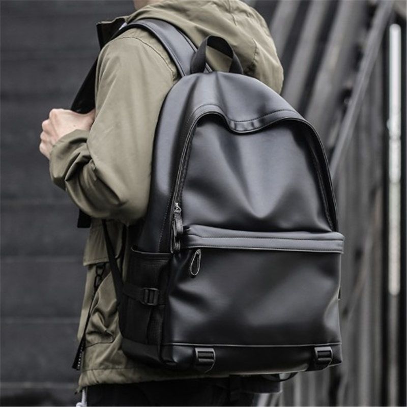 Knomo Brackley Leather Backpack 15.6 Black