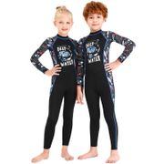 New Kids Girls Boys Diving Suit Neoprenes Wetsuit Children For Keep Warm One-piece Long Sleeves UV Protection Swimwear