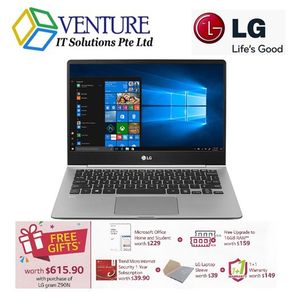 LG Gram 15Z90N-V.AA75A3 15.6" i7-1065G7 8GB RAM 512GB SSD Laptop - Dark